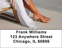 Beach Scenery Address Labels