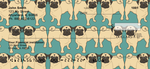 Pug Wallpaper Checks